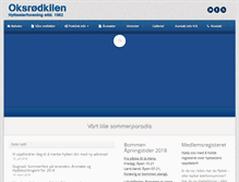 Tablet Screenshot of oksrodkilen.no